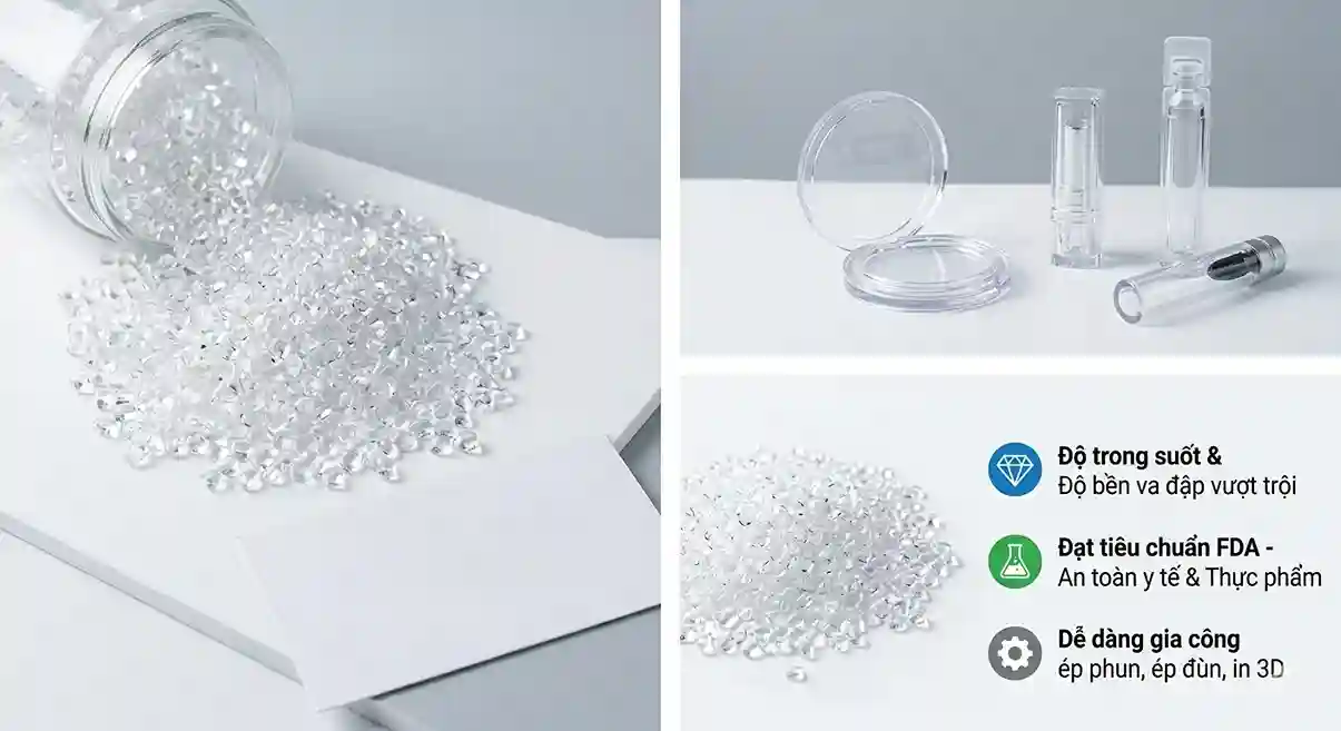GIÁ HẠT NHỰA PETG