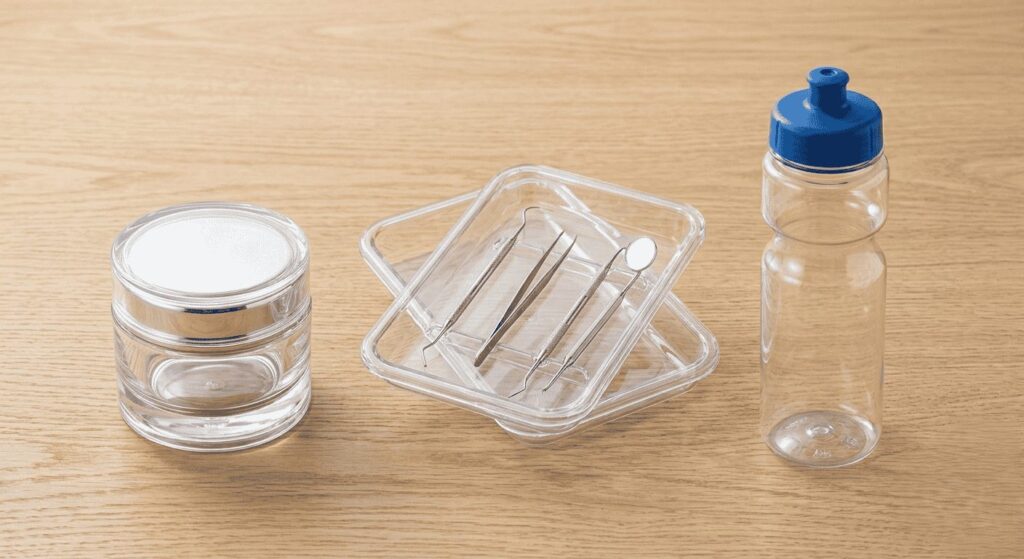 Ứng dụng nhựa PETG SK BPA-free trong hũ mỹ phẩm và bình nước y tế