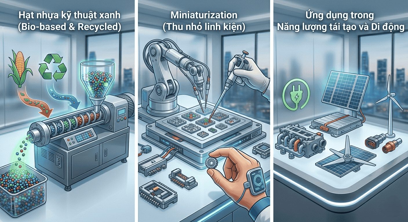 Xu hướng thị trường Hạt nhựa kỹ thuật năm 2026