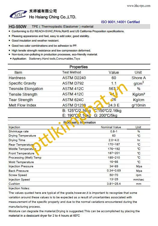 TPR HG 550W TPR HG 550W