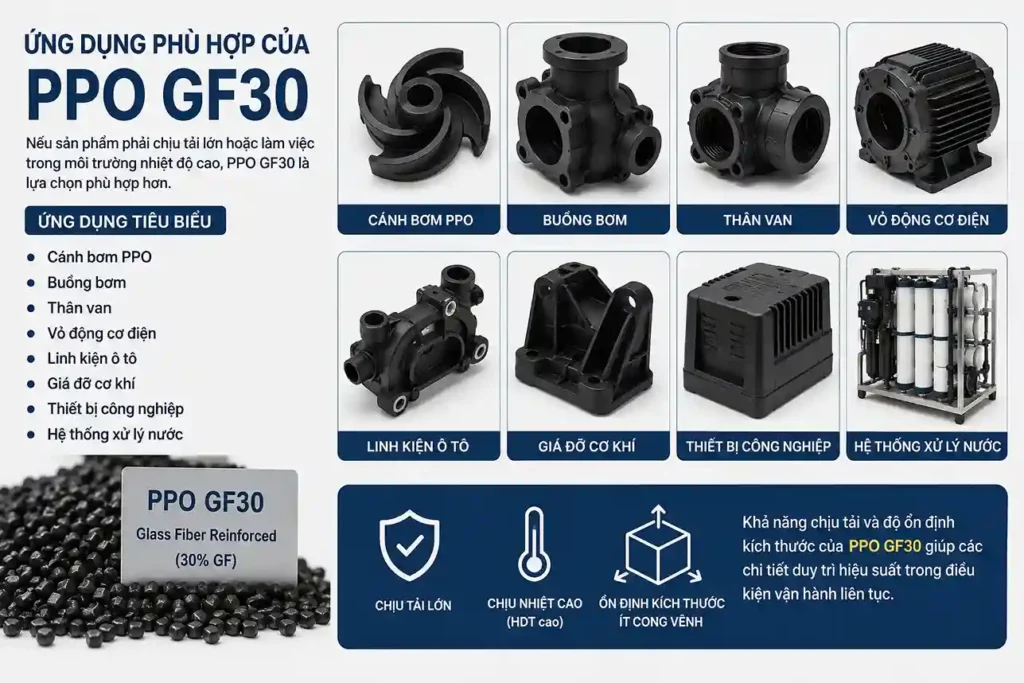 Ung dung PPO GF30 Ung dung PPO GF30