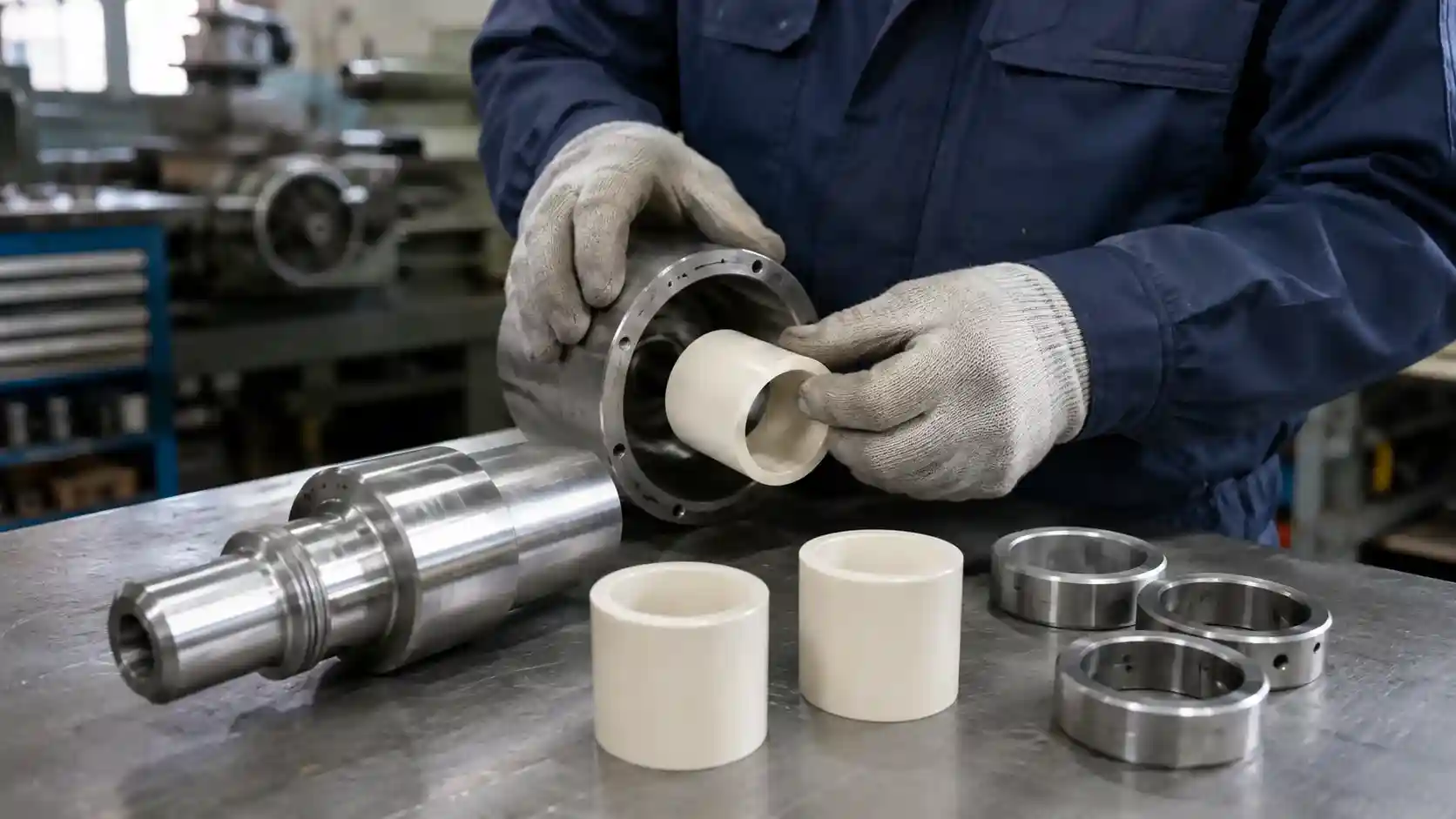 lap-bac-truot-ptfe-vao-truc